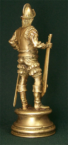 Bronze sculpture Conquistador