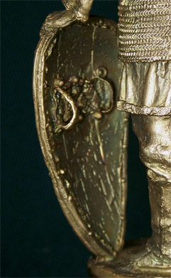 Bronze sculpture Novgorod Militiaman